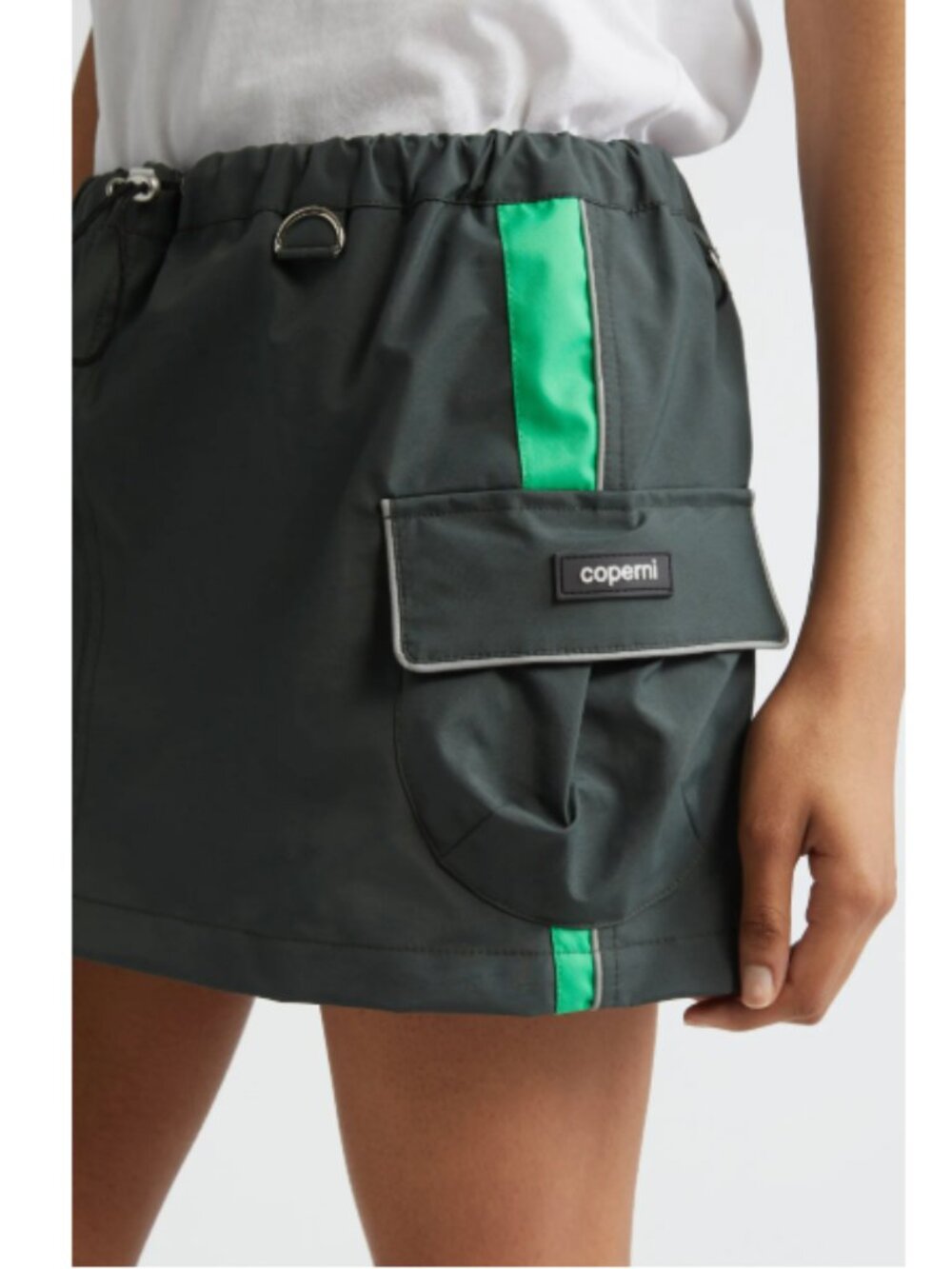 Coperni Nylon Cargo Miniskirt